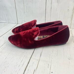 Birdies THE STARLING in Burgundy/Wine Velvet